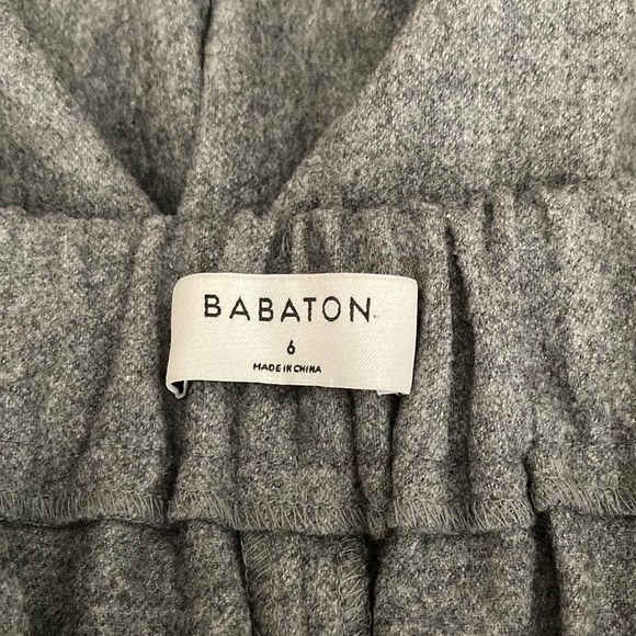 BABATON grey wool cashmere pants size 6 - Picture 5 of 8